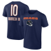 Футболка Chicago Bears Luther Burden III Navy Team Wordmark Футболка Chicago Bears Luther Burden III Navy Team Wordmark