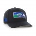 Бейсболка Seattle Seahawks 47 Black Blackout Date Hitch