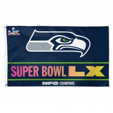 Seattle Seahawks WinCraft 2025 NFC Champions Single-Sided Deluxe 3 x 5 Flag Seattle Seahawks WinCraft 2025 NFC Champions Single-Sided Deluxe 3 x 5 Flag