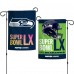 Seattle Seahawks WinCraft 2025 NFC Champions Double-Sided 12 x 18 Garden Flag