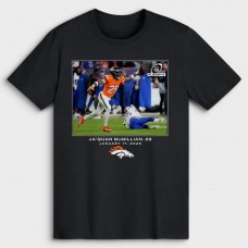 Denver Broncos JaQuan McMillian Black NFL Flash Features T-Shirt