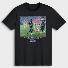 Seattle Seahawks Rashid Shaheed Black NFL Flash Features T-Shirt