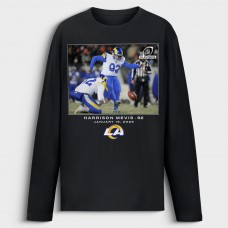 Los Angeles Rams Harrison Mevis Black NFL Flash Features Long Sleeve T-Shirt Los Angeles Rams Harrison Mevis Black NFL Flash Features Long Sleeve T-Shirt