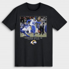 Los Angeles Rams Harrison Mevis Black NFL Flash Features T-Shirt