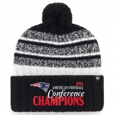 Шапка с помпоном New England Patriots 47 Black 2025 AFC Champions Tavern