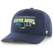 Бейсболка Seattle Seahawks 47 College Navy Super Bowl LX Hitch Бейсболка Seattle Seahawks 47 College Navy Super Bowl LX Hitch