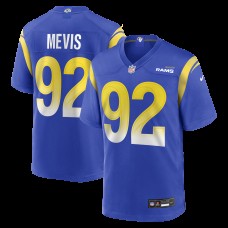 Los Angeles Rams Harrison Mevis Nike Royal Team Game Jersey Los Angeles Rams Harrison Mevis Nike Royal Team Game Jersey
