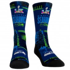 Unisex Seattle Seahawks Rock Em Socks College Navy Super Bowl LX Ink Stripe Crew Socks Unisex Seattle Seahawks Rock Em Socks College Navy Super Bowl LX Ink Stripe Crew Socks
