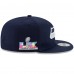 Бейсболка Seattle Seahawks New Era College Navy Super Bowl LX Side Patch 9FIFTY Snapback
