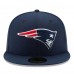 Бейсболка New England Patriots New Era Navy Super Bowl LX Side Patch 59FIFTY