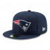 Бейсболка New England Patriots New Era Navy Super Bowl LX Side Patch 59FIFTY