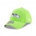 Бейсболка Seattle Seahawks New Era Neon Green Super Bowl LX 39THIRTY