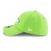 Бейсболка Seattle Seahawks New Era Neon Green Super Bowl LX 39THIRTY