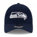 Бейсболка Seattle Seahawks New Era College Navy Super Bowl LX Side Patch 9TWENTY
