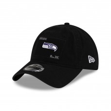 Бейсболка Seattle Seahawks New Era Black Super Bowl LX 9TWENTY Бейсболка Seattle Seahawks New Era Black Super Bowl LX 9TWENTY