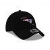 Бейсболка New England Patriots New Era Black Super Bowl LX 9TWENTY