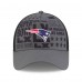 Бейсболка New England Patriots New Era Charcoal Super Bowl LX 9FORTY A-Frame Trucker
