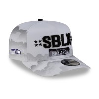 Бейсболка Seattle Seahawks New Era Gray Super Bowl LX Tarmac 9FIFTY Snapback