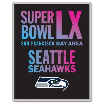 Seattle Seahawks WinCraft Super Bowl LX Collectors Pin