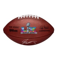 Jaxon Smith-Njigba Seattle Seahawks Autographed Fanatics Authentic Super Bowl LX Wilson Duke Football