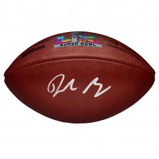 Drake Maye New England Patriots Autographed Fanatics Authentic Super Bowl LX Wilson Duke Football Drake Maye New England Patriots Autographed Fanatics Authentic Super Bowl LX Wilson Duke Football