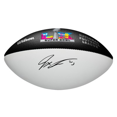 Jaxon Smith-Njigba Seattle Seahawks Autographed Fanatics Authentic Super Bowl LX Wilson White Panel Football