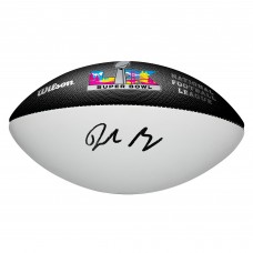 Drake Maye New England Patriots Autographed Fanatics Authentic Super Bowl LX Wilson White Panel Football Drake Maye New England Patriots Autographed Fanatics Authentic Super Bowl LX Wilson White Panel Football