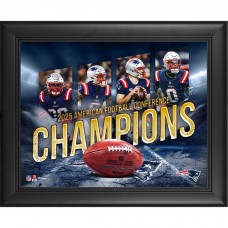 New England Patriots Fanatics Authentic Framed 13 x 16 2025 AFC Champions Collage New England Patriots Fanatics Authentic Framed 13 x 16 2025 AFC Champions Collage