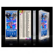 New England Patriots vs. Seattle Seahawks Highland Mint Super Bowl LX Matchup Ticket Acrylic 3D Block New England Patriots vs. Seattle Seahawks Highland Mint Super Bowl LX Matchup Ticket Acrylic 3D Block