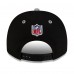 Бейсболка Seattle Seahawks New Era Black 2025 NFC Champions Locker Room Trophy Collection A-Frame 9FIFTY Snapback