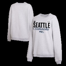 Женская Seattle Seahawks WEAR by Erin Andrews Gray Super Bowl LX Fleece Sweatshirt Женская Seattle Seahawks WEAR by Erin Andrews Gray Super Bowl LX Fleece Sweatshirt