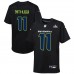 Подростковая джерси Seattle Seahawks Jaxon Smith-Njigba Nike Black Super Bowl LX Patch Carbon Fashion Game