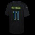 Подростковая джерси Seattle Seahawks Jaxon Smith-Njigba Nike Black Super Bowl LX Patch Carbon Fashion Game