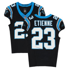 Игровая джерси Trevor Etienne Carolina Panthers Fanatics Authentic #23 Black Nike vs. Seattle Seahawks on December 28, 2025 Игровая джерси Trevor Etienne Carolina Panthers Fanatics Authentic #23 Black Nike vs. Seattle Seahawks on December 28, 2025