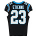 Игровая джерси Trevor Etienne Carolina Panthers Fanatics Authentic #23 Black Nike vs. Los Angeles Rams on January 10, 2026