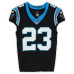 Игровая джерси Trevor Etienne Carolina Panthers Fanatics Authentic #23 Black Nike vs. Los Angeles Rams on January 10, 2026