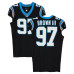 Игровая джерси Bobby Brown III Carolina Panthers Fanatics Authentic #97 Black Nike vs. Los Angeles Rams on January 10, 2026 Игровая джерси Bobby Brown III Carolina Panthers Fanatics Authentic #97 Black Nike vs. Los Angeles Rams on January 10, 2026