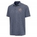 New England Patriots Antigua Heather Navy 2025 AFC Champions Par 3 Polo