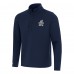 Seattle Seahawks Antigua College Navy 2025 NFC Champions Insider Quarter-Zip Pullover