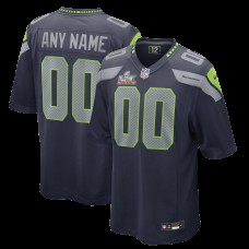 Именная джерси Seattle Seahawks Nike College Navy Super Bowl LX Patch Game Именная джерси Seattle Seahawks Nike College Navy Super Bowl LX Patch Game