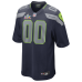 Именная джерси Seattle Seahawks Nike College Navy Super Bowl LX Patch Game