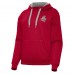 Женская New England Patriots Antigua Red 2025 AFC Champions Victory Hoodie