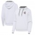 Женская New England Patriots Antigua White 2025 AFC Champions Victory Hoodie Женская New England Patriots Antigua White 2025 AFC Champions Victory Hoodie
