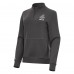 Женская Seattle Seahawks Antigua Black 2025 NFC Champions Crush Quarter-Zip Pullover