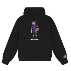 Толстовка Bad Bunny x Baltimore Ravens Concho Толстовка Bad Bunny x Baltimore Ravens Concho