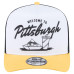 Бейсболка Pittsburgh Steelers New Era White/Gold Foodie 9FIFTY A-Frame Trucker