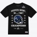 Seattle Seahawks Mitchell & Ness Black Super Bowl LX Champions Helmet Arch T-Shirt