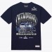 Seattle Seahawks Mitchell & Ness College Navy Super Bowl LX Champions Arch T-Shirt