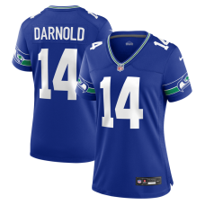 Женская игровая джерси Seattle Seahawks Sam Darnold Nike Royal Alternate 2 Game Женская игровая джерси Seattle Seahawks Sam Darnold Nike Royal Alternate 2 Game