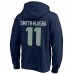 Seattle Seahawks Jaxon Smith-Njigba Fanatics College Navy Super Bowl LX Champions Big & Tall Name & Number Fleece Hoodie